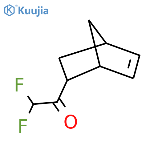 1-{bicyclo2.2.1hept-5-en-2-yl}-2,2-difluoroethan-1-one structure