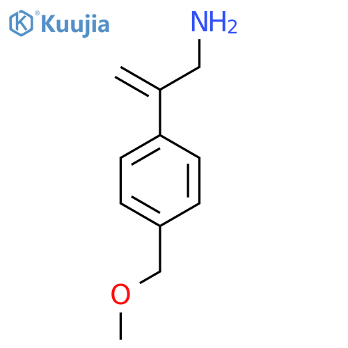 2-4-(methoxymethyl)phenylprop-2-en-1-amine structure