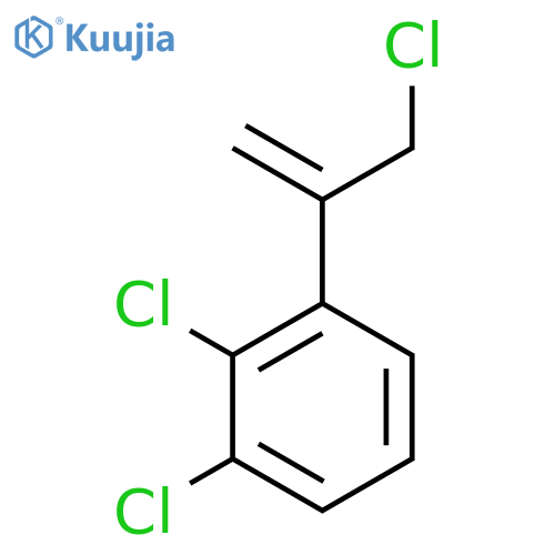 1,2-dichloro-3-(3-chloroprop-1-en-2-yl)benzene structure