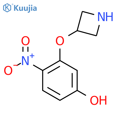 3-(azetidin-3-yloxy)-4-nitrophenol structure