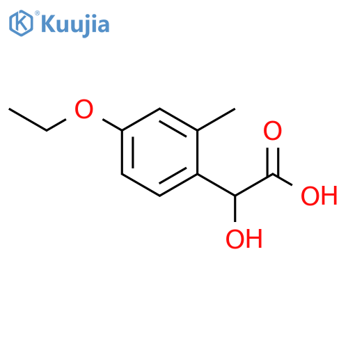 2-(4-ethoxy-2-methylphenyl)-2-hydroxyacetic acid structure