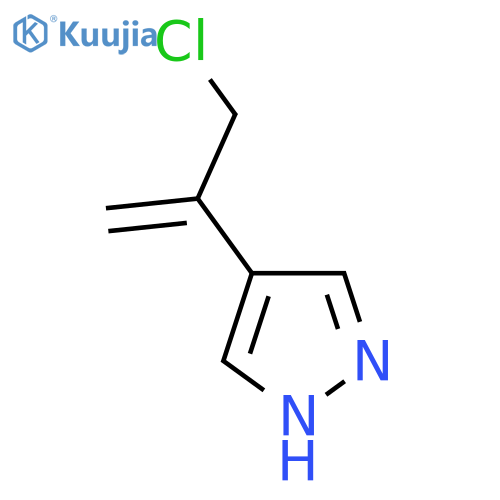 4-(3-chloroprop-1-en-2-yl)-1H-pyrazole structure