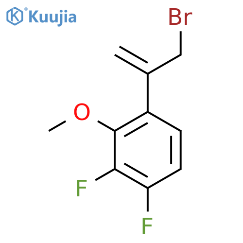 1-(3-bromoprop-1-en-2-yl)-3,4-difluoro-2-methoxybenzene structure