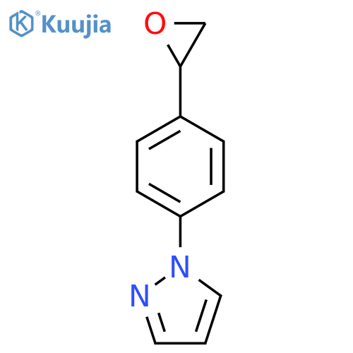 1-4-(oxiran-2-yl)phenyl-1H-pyrazole structure