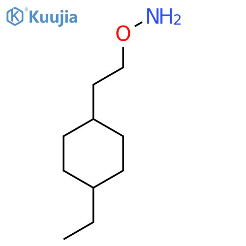 O-2-(4-ethylcyclohexyl)ethylhydroxylamine structure