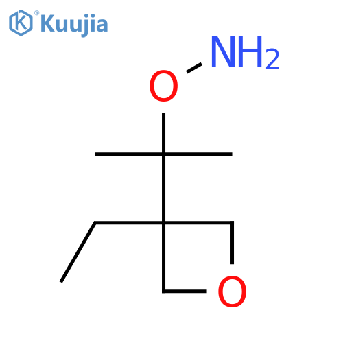 O-2-(3-ethyloxetan-3-yl)propan-2-ylhydroxylamine structure