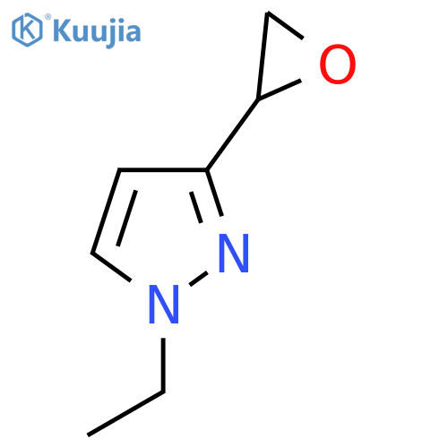 1-ethyl-3-(oxiran-2-yl)-1H-pyrazole structure