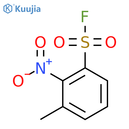 3-methyl-2-nitrobenzene-1-sulfonyl fluoride structure