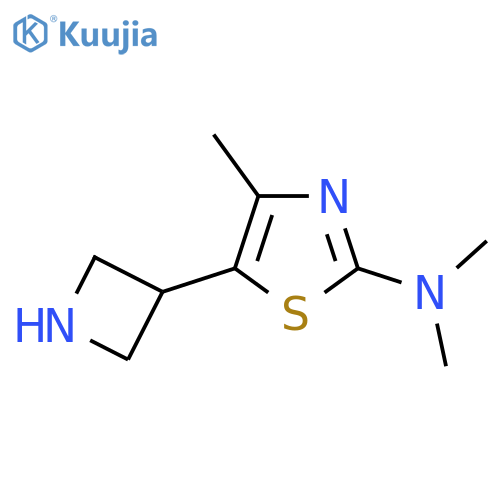 5-(azetidin-3-yl)-N,N,4-trimethyl-1,3-thiazol-2-amine structure