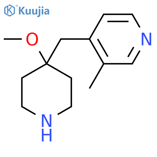 4-(4-methoxypiperidin-4-yl)methyl-3-methylpyridine structure