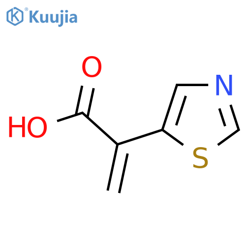 2-(1,3-thiazol-5-yl)prop-2-enoic acid structure