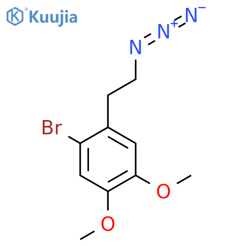 1-(2-azidoethyl)-2-bromo-4,5-dimethoxybenzene structure