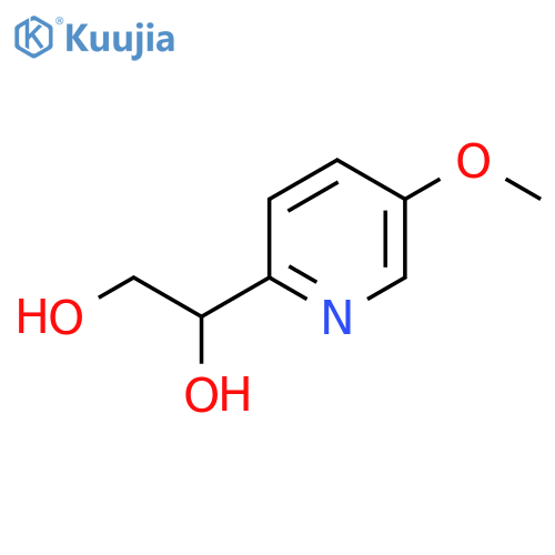 1-(5-methoxypyridin-2-yl)ethane-1,2-diol structure