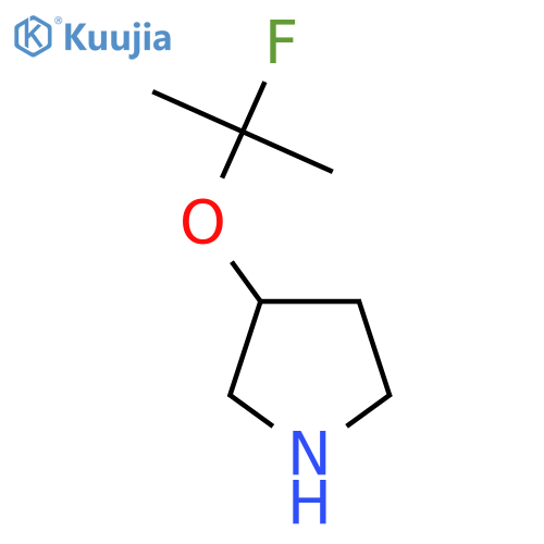 3-(2-fluoropropan-2-yl)oxypyrrolidine structure