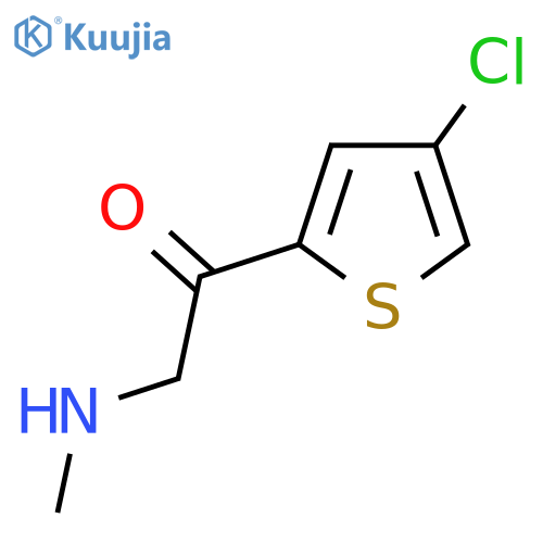 1-(4-chlorothiophen-2-yl)-2-(methylamino)ethan-1-one structure