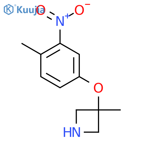 3-methyl-3-(4-methyl-3-nitrophenoxy)azetidine structure