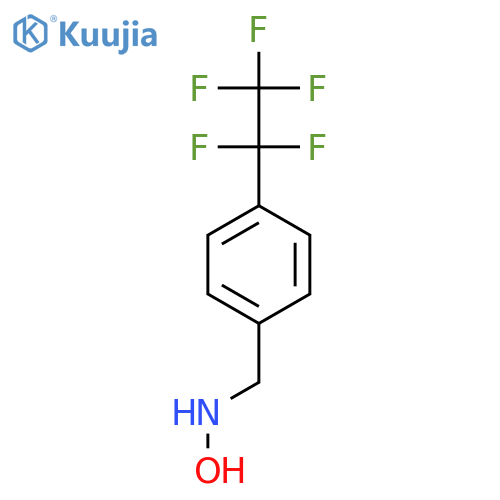 N-{4-(pentafluoroethyl)phenylmethyl}hydroxylamine structure