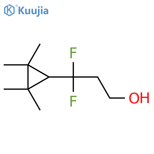 3,3-difluoro-3-(2,2,3,3-tetramethylcyclopropyl)propan-1-ol structure