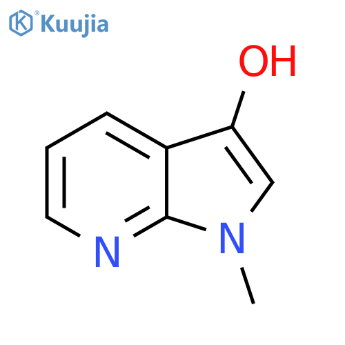 1-methyl-1H-pyrrolo2,3-bpyridin-3-ol structure