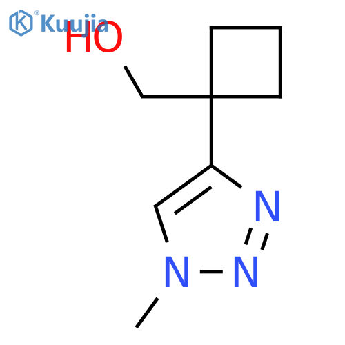 1-(1-methyl-1H-1,2,3-triazol-4-yl)cyclobutylmethanol structure