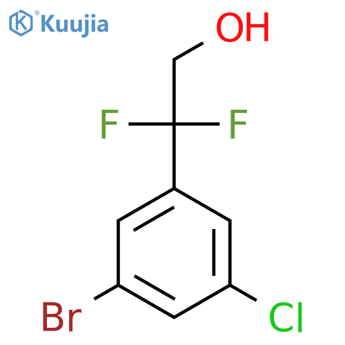 2-(3-bromo-5-chlorophenyl)-2,2-difluoroethan-1-ol structure