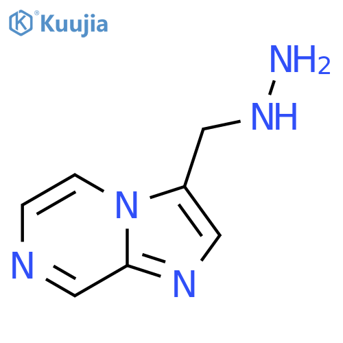({imidazo1,2-apyrazin-3-yl}methyl)hydrazine structure