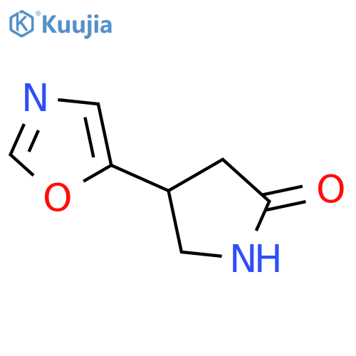 4-(1,3-oxazol-5-yl)pyrrolidin-2-one structure