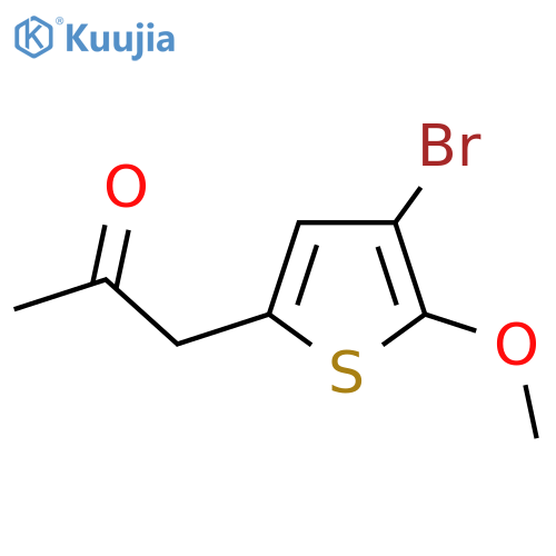 1-(4-bromo-5-methoxythiophen-2-yl)propan-2-one structure