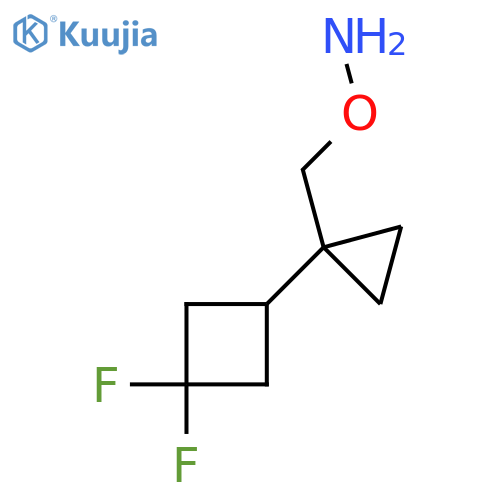 O-{1-(3,3-difluorocyclobutyl)cyclopropylmethyl}hydroxylamine structure