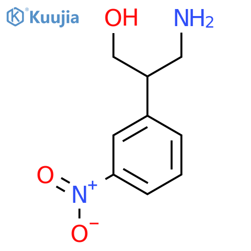 3-amino-2-(3-nitrophenyl)propan-1-ol structure