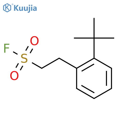 2-(2-tert-butylphenyl)ethane-1-sulfonyl fluoride structure