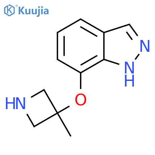 7-(3-methylazetidin-3-yl)oxy-1H-indazole structure
