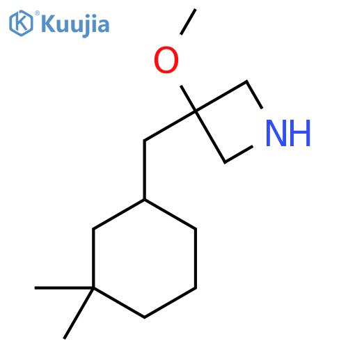 3-(3,3-dimethylcyclohexyl)methyl-3-methoxyazetidine structure