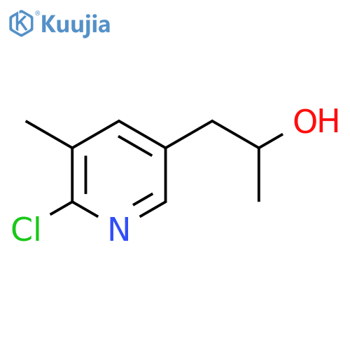1-(6-chloro-5-methylpyridin-3-yl)propan-2-ol structure