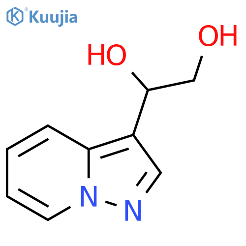 1-{pyrazolo1,5-apyridin-3-yl}ethane-1,2-diol structure