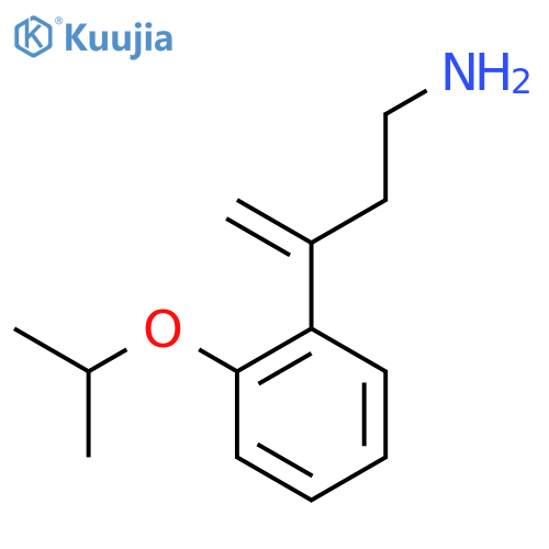 3-2-(propan-2-yloxy)phenylbut-3-en-1-amine structure