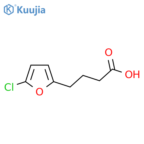 4-(5-chlorofuran-2-yl)butanoic acid structure