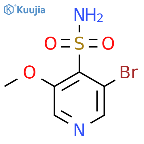 3-bromo-5-methoxypyridine-4-sulfonamide structure