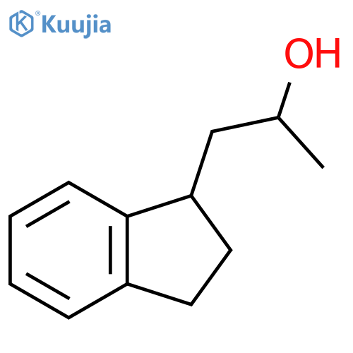 1-(2,3-dihydro-1H-inden-1-yl)propan-2-ol structure