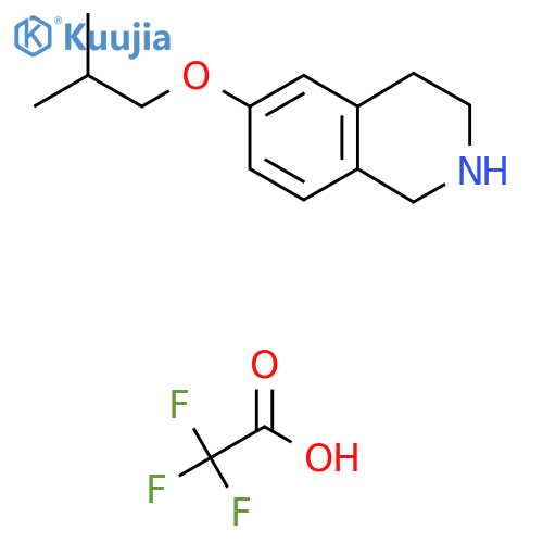 6-(2-methylpropoxy)-1,2,3,4-tetrahydroisoquinoline, trifluoroacetic acid structure