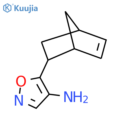5-{bicyclo2.2.1hept-5-en-2-yl}-1,2-oxazol-4-amine structure