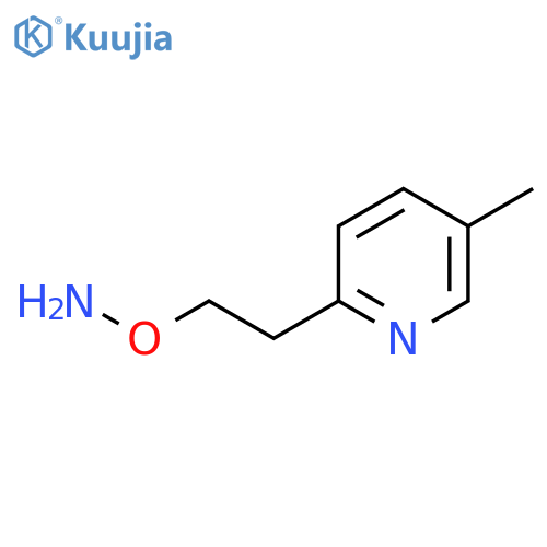 O-2-(5-methylpyridin-2-yl)ethylhydroxylamine structure