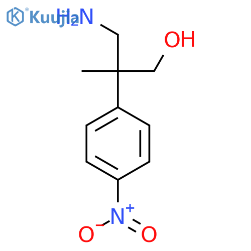 3-amino-2-methyl-2-(4-nitrophenyl)propan-1-ol structure