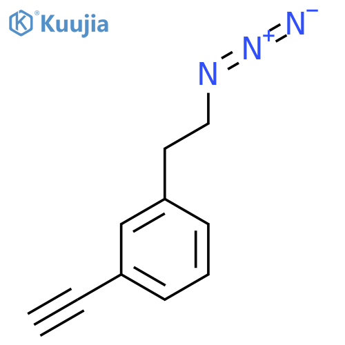 1-(2-azidoethyl)-3-ethynylbenzene structure