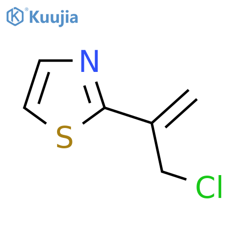 2-(3-chloroprop-1-en-2-yl)-1,3-thiazole structure