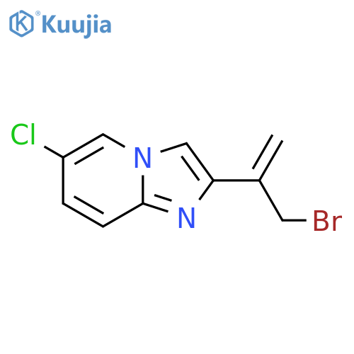 2-(3-bromoprop-1-en-2-yl)-6-chloroimidazo1,2-apyridine structure