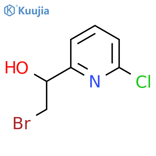 2-bromo-1-(6-chloropyridin-2-yl)ethan-1-ol structure