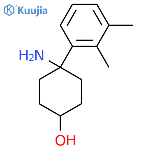 4-amino-4-(2,3-dimethylphenyl)cyclohexan-1-ol structure