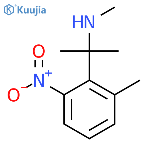 methyl2-(2-methyl-6-nitrophenyl)propan-2-ylamine structure