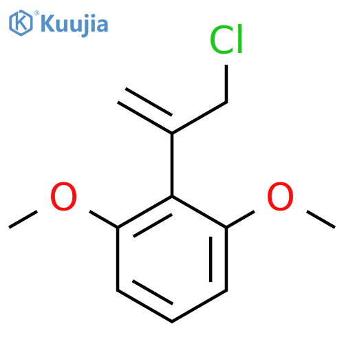2-(3-chloroprop-1-en-2-yl)-1,3-dimethoxybenzene structure